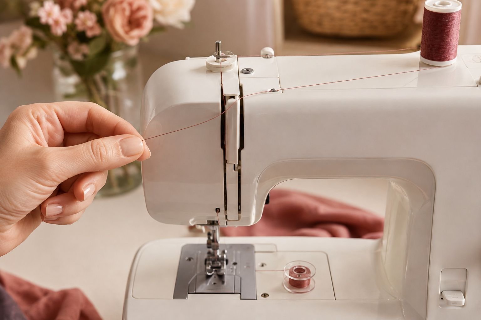 How to thread bobbin
